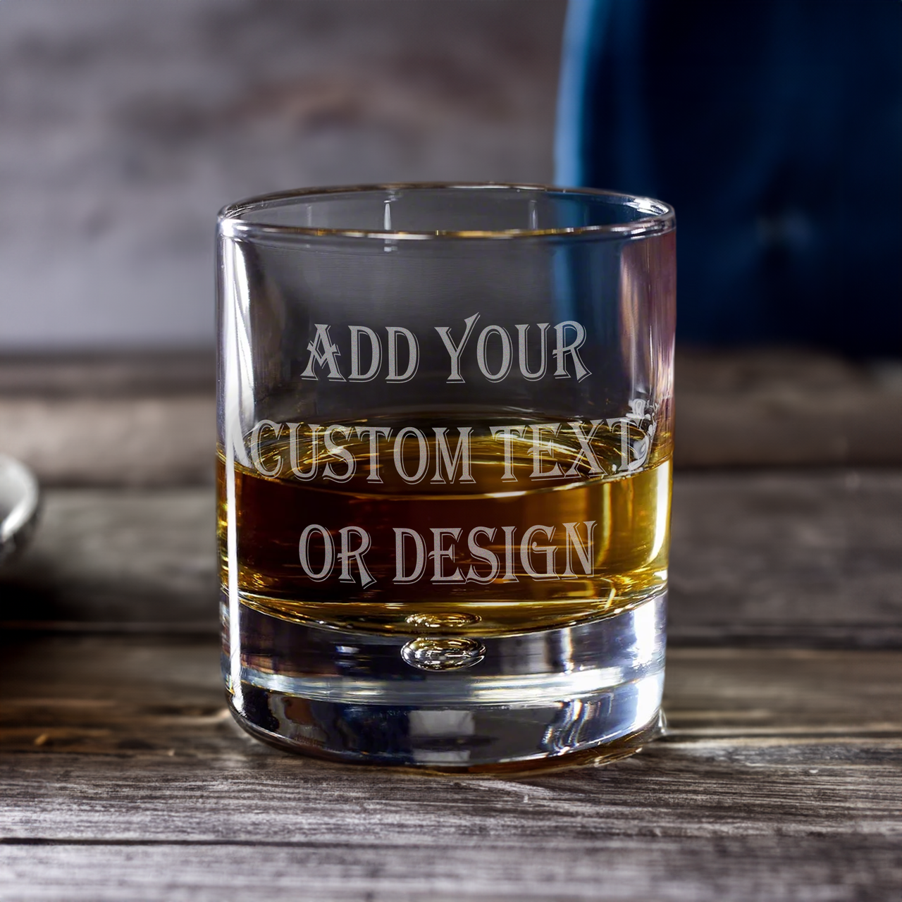 10.5oz Whiskey Your Custom Text or Design