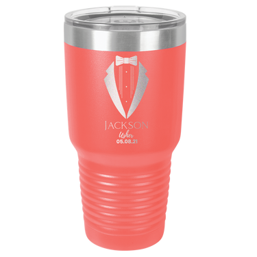 Personalized Engraved Tumbler For Groomsmen Wedding Gifts