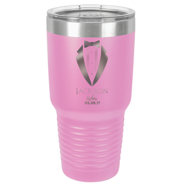 Personalized Engraved Tumbler For Groomsmen Wedding Gifts