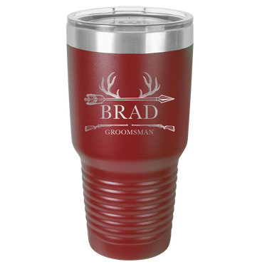 Personalized Groomsmen Insulated Tumbler Bulk