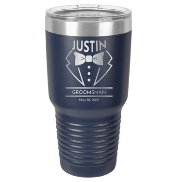 Engraved Best Man Tumbler - Personalized Gift