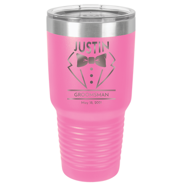 Engraved Best Man Tumbler - Personalized Gift