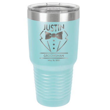 Engraved Best Man Tumbler - Personalized Gift