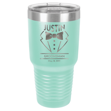 Engraved Best Man Tumbler - Personalized Gift