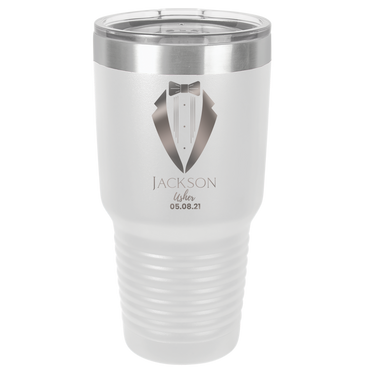 Personalized Engraved Tumbler For Groomsmen Wedding Gifts