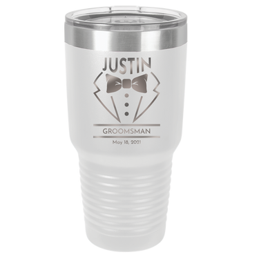 Engraved Best Man Tumbler - Personalized Gift