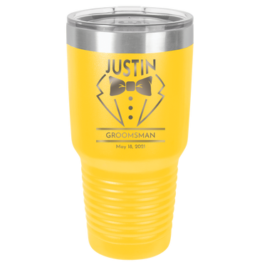 Engraved Best Man Tumbler - Personalized Gift