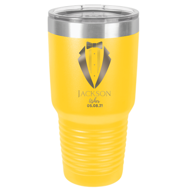 Personalized Engraved Tumbler For Groomsmen Wedding Gifts
