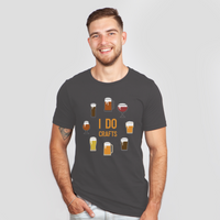 Thumbnail for i do crafts dark gray shirt