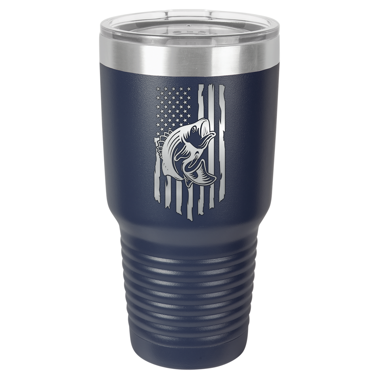 Rustic Us Flag Design Tumbler