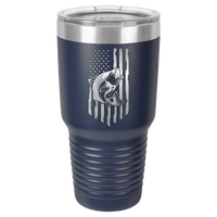 Thumbnail for Rustic Us Flag Design Tumbler