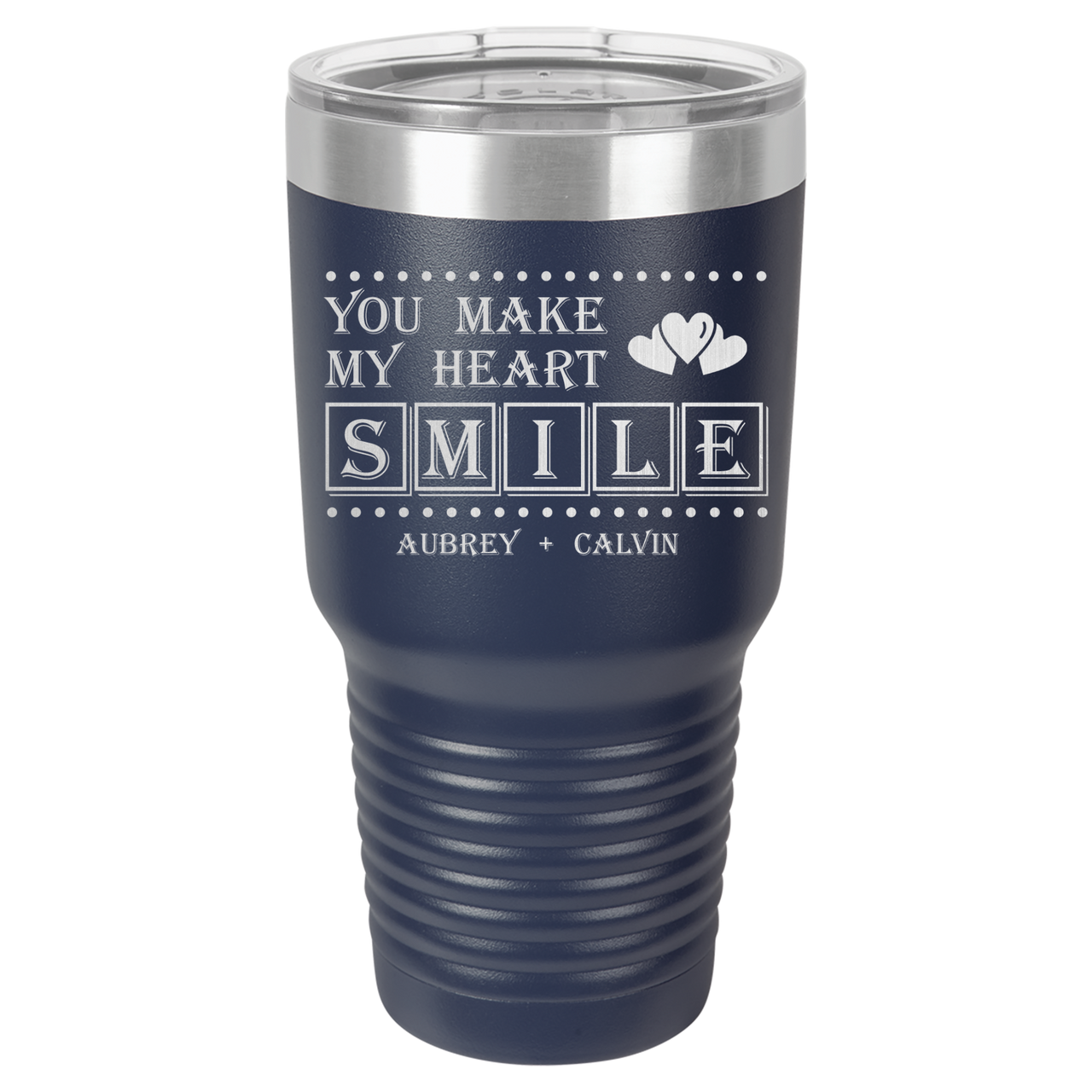 You Make My Heart Smile Design Tumbler