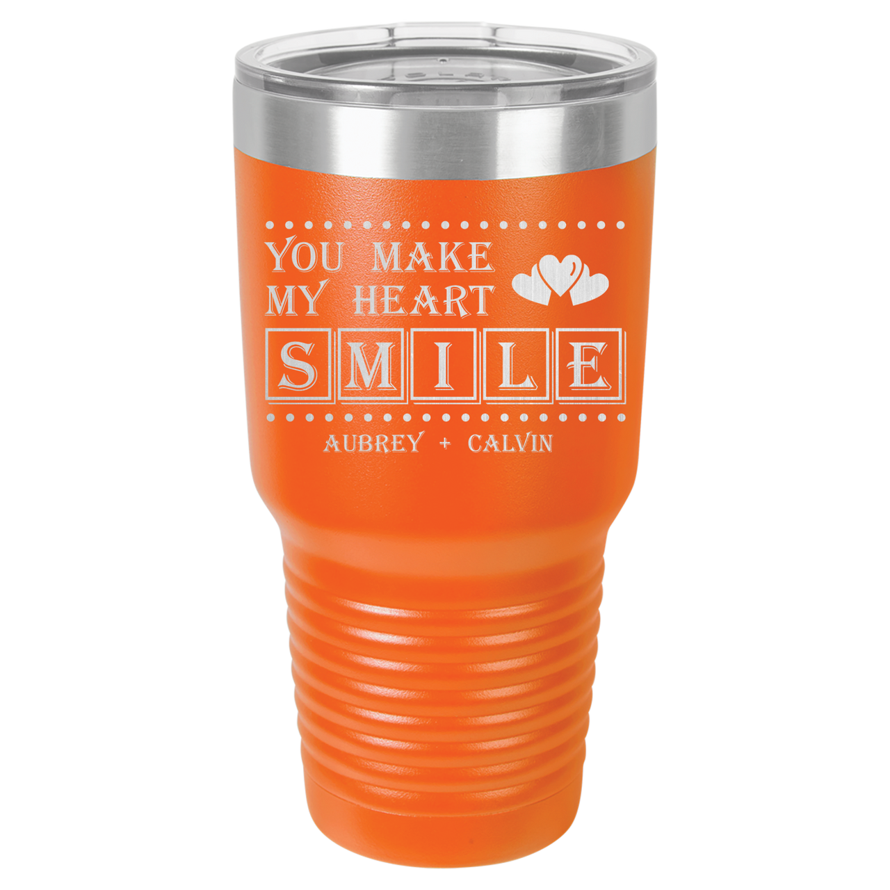 You Make My Heart Smile Design Tumbler