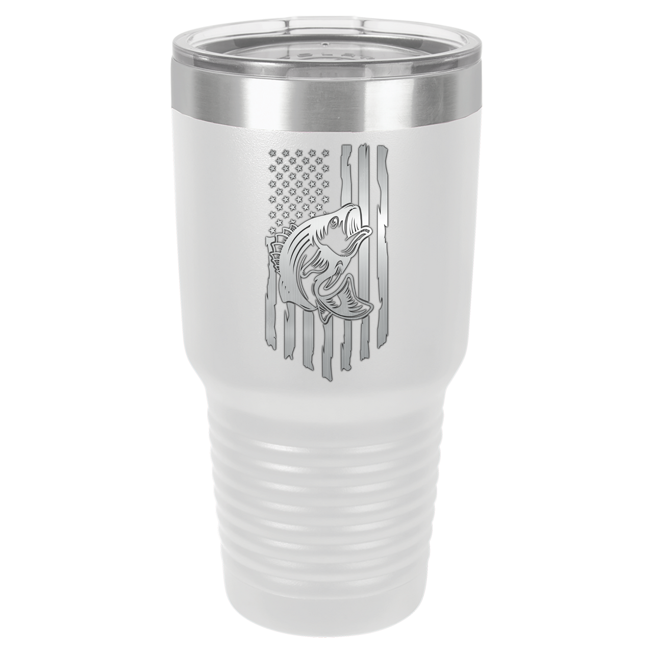 Rustic Us Flag Design Tumbler