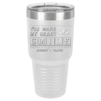 Thumbnail for You Make My Heart Smile Design Tumbler