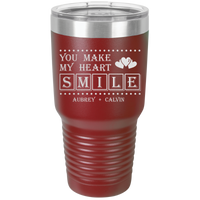 Thumbnail for You Make My Heart Smile Design Tumbler