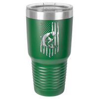Thumbnail for Rustic Us Flag Design Tumbler