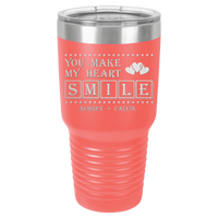 Thumbnail for You Make My Heart Smile Design Tumbler