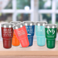 Thumbnail for Personalized Tumbler with Lid, 30 oz Vacuum Insulated Tumbler