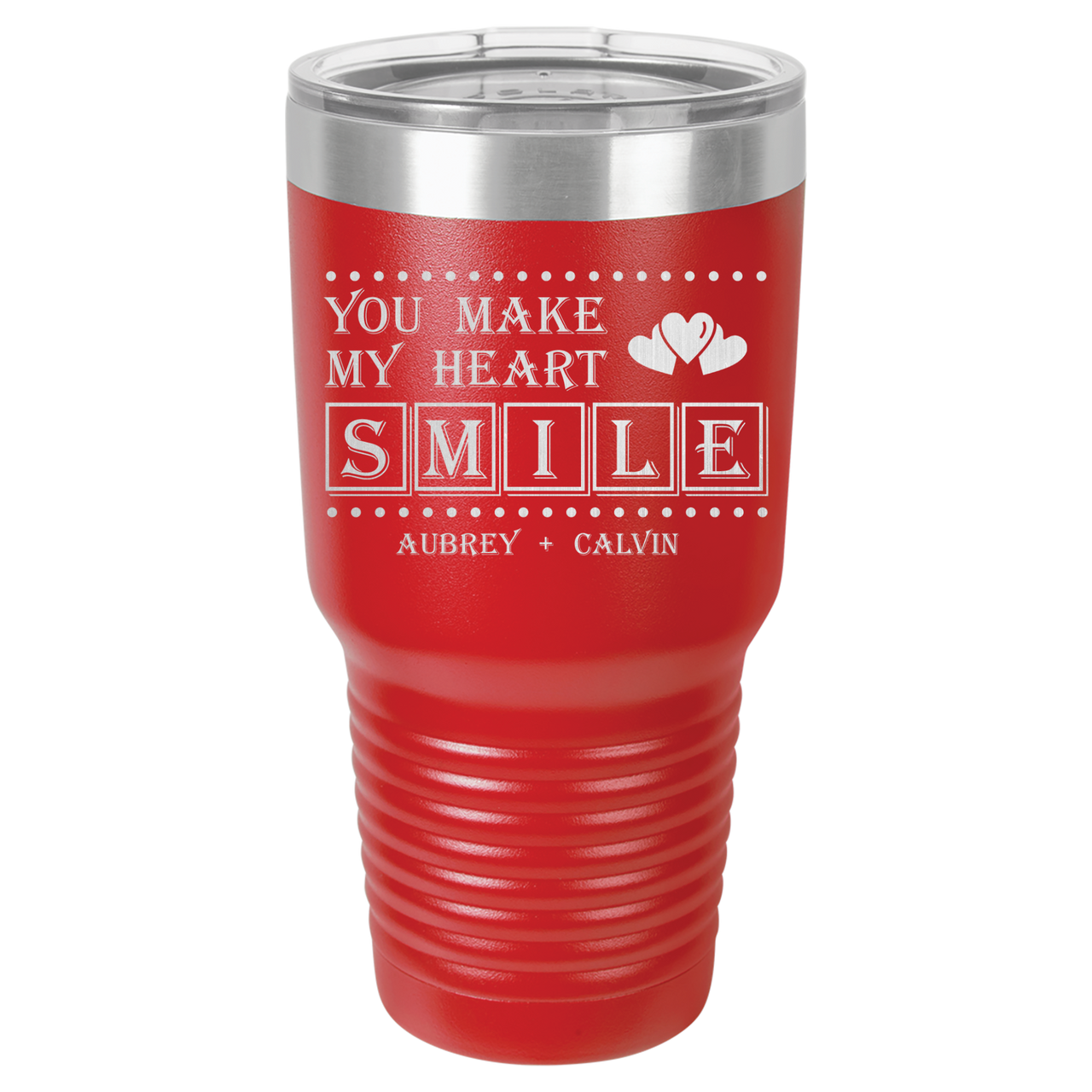 You Make My Heart Smile Design Tumbler