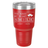 Thumbnail for You Make My Heart Smile Design Tumbler