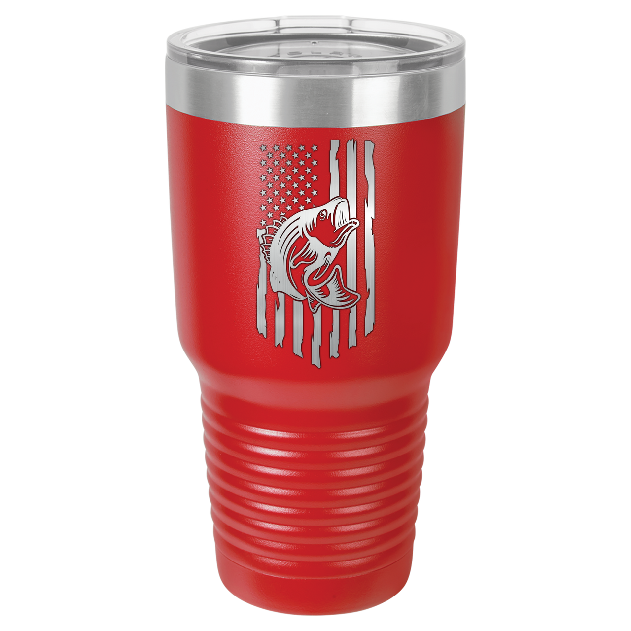 Rustic Us Flag Design Tumbler