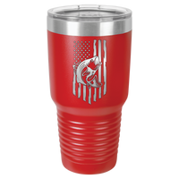 Thumbnail for Rustic Us Flag Design Tumbler