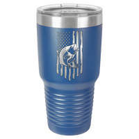 Thumbnail for Rustic Us Flag Design Tumbler