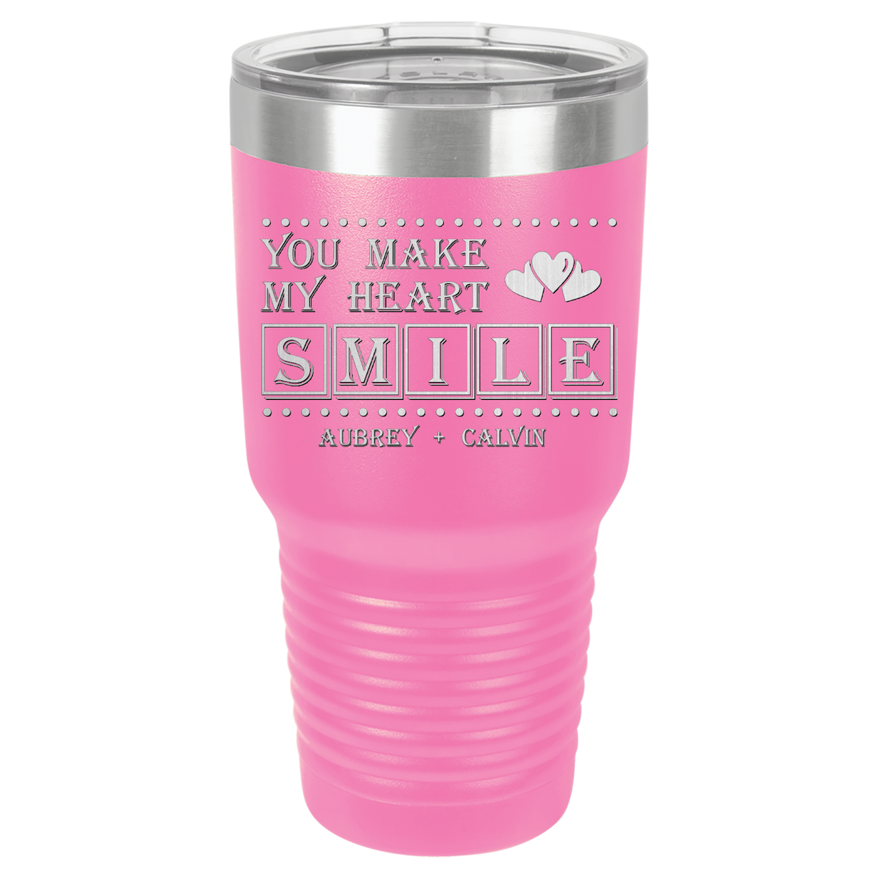 You Make My Heart Smile Design Tumbler