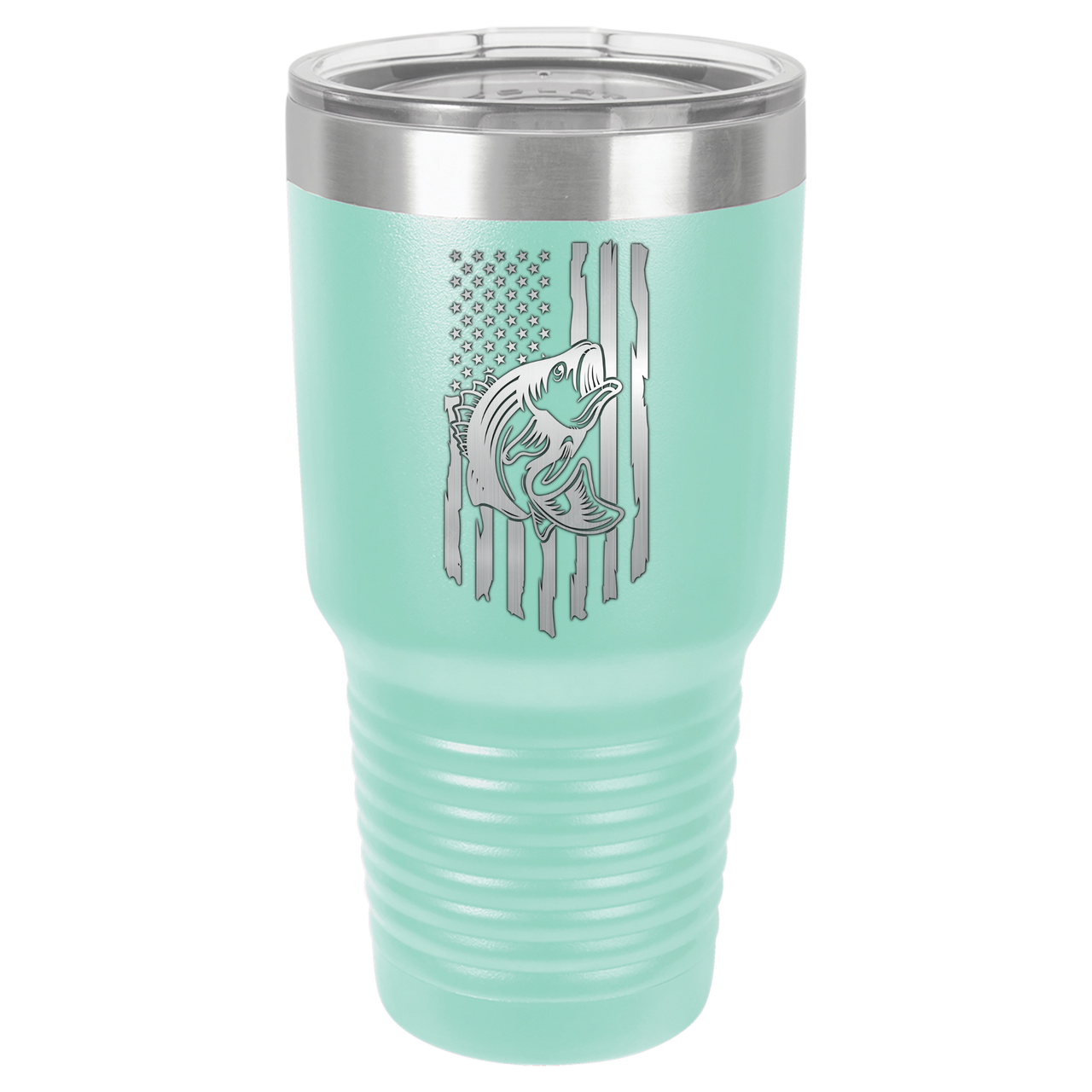 Rustic Us Flag Design Tumbler
