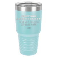 Thumbnail for Happy 10th Anniversary Print Romantic Tumbler