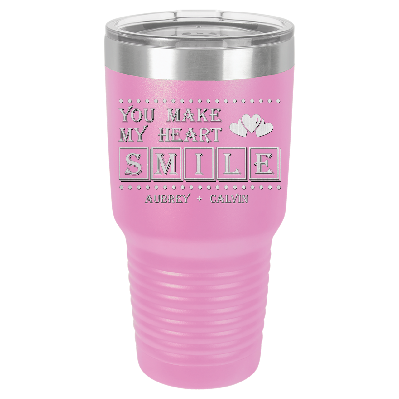 You Make My Heart Smile Design Tumbler