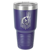 Thumbnail for Rustic Us Flag Design Tumbler