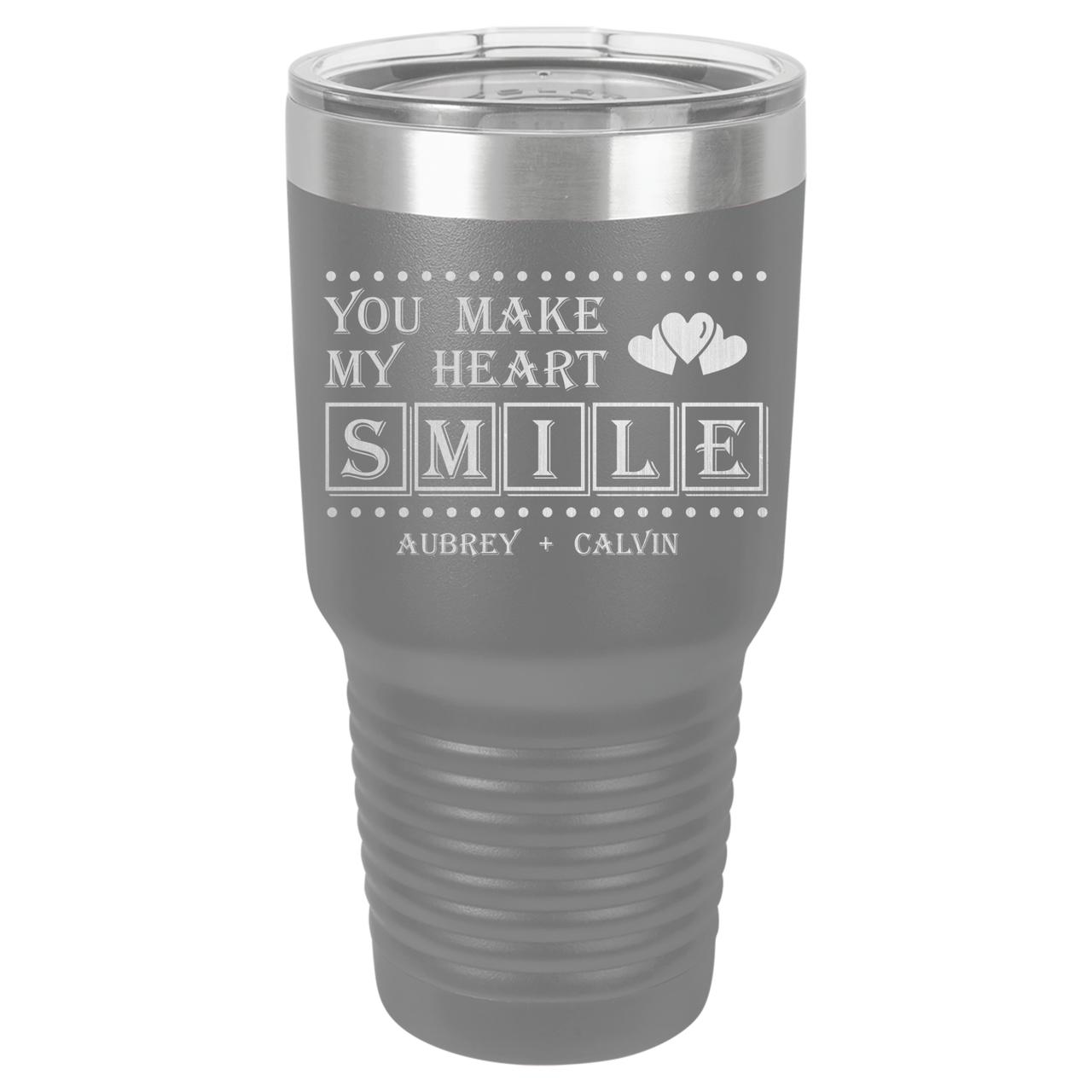 You Make My Heart Smile Design Tumbler