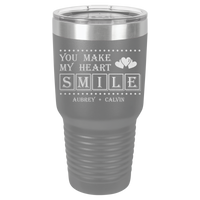 Thumbnail for You Make My Heart Smile Design Tumbler
