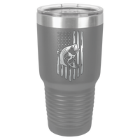 Thumbnail for Rustic Us Flag Design Tumbler