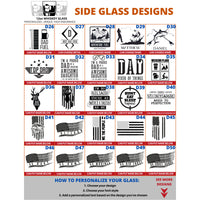 Thumbnail for Etched 12oz Whiskey Glass