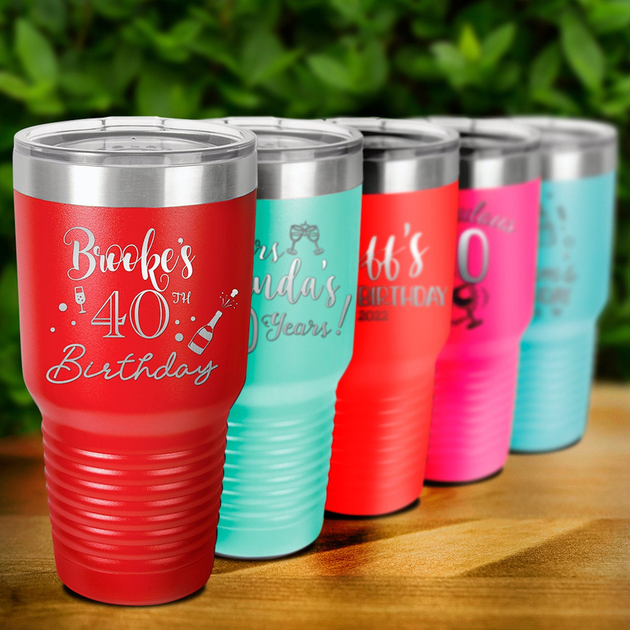 Personalized Birthday 30oz Insulated Tumbler
