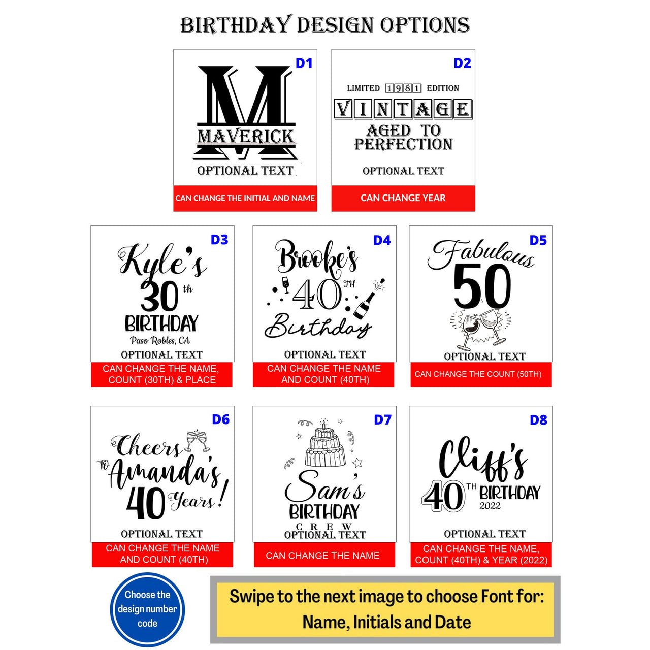 Personalized Insulated Birthday Tumbler | Custom 20 oz Leather Tumbler
