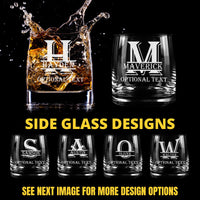 Thumbnail for Personalized Anniversary 12 oz Whiskey Glass