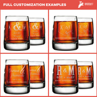 Thumbnail for Custom Etched Whiskey Glass