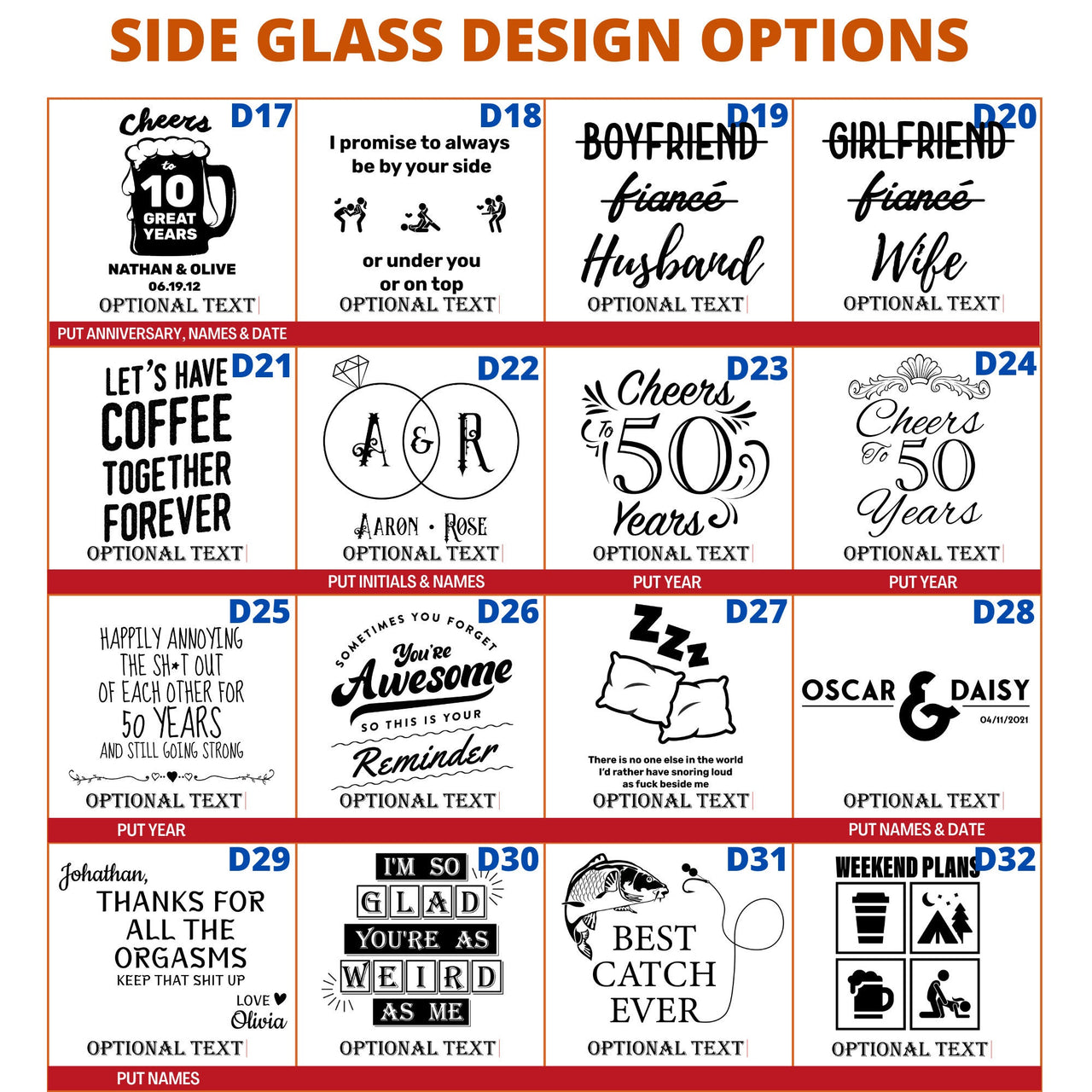 Custom Etched Whiskey Glass