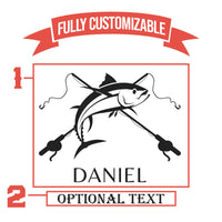 Thumbnail for Personalized Whiskey Glass Fisherman Gift