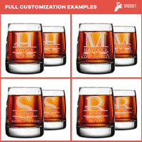 Thumbnail for Custom Monogram Whiskey Glass