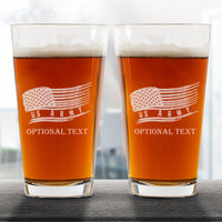 Thumbnail for Personalized Beer Glass Military Gift