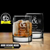 Thumbnail for Custom Etched Whiskey Glass