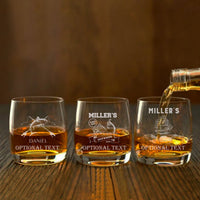 Thumbnail for Personalized Whiskey Glass Fisherman Gift