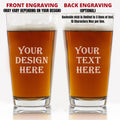 Personalized Dad Beer Glasses