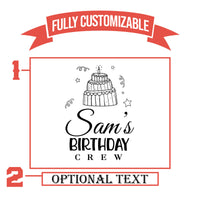 Thumbnail for Birthday Crew Engraved Pint Glasses Gifts