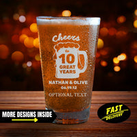 Thumbnail for Personalized Pint Glass Anniversary Gift Ideas
